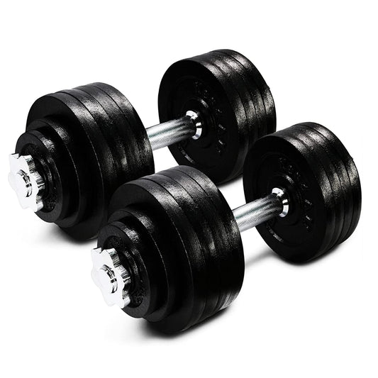Cast Iron Adjustable Dumbbells 14 KG to 100 KG (Proudly Made in India)