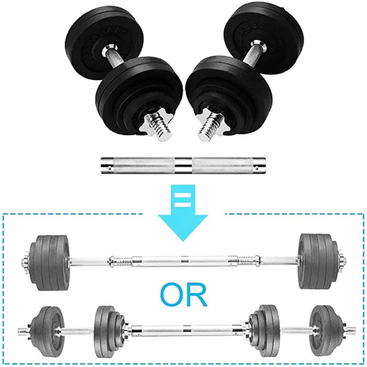 Cast Iron Adjustable Dumbbells with 2 in 1 Connector